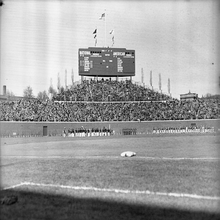 Wrigley Field opening day in 1938