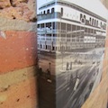 Rooftop view of Wrigley Field at Addison and Sheffield 1937 canvas side view